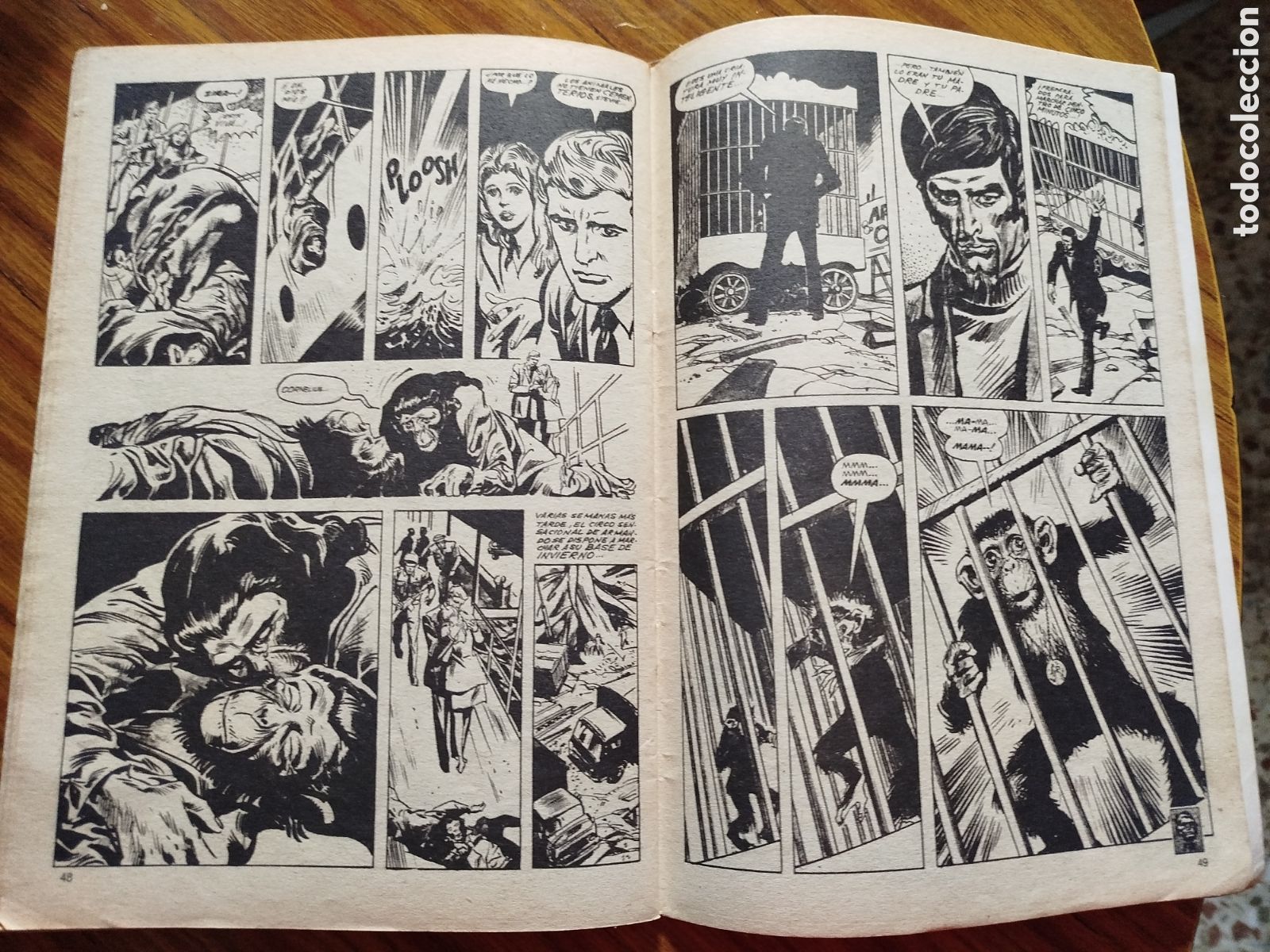 C&oacute;mics: El planeta de los simios. Vol.2-N&deg; 16. El planeta de los monos. Ediciones V&eacute;rtice. - Foto 4