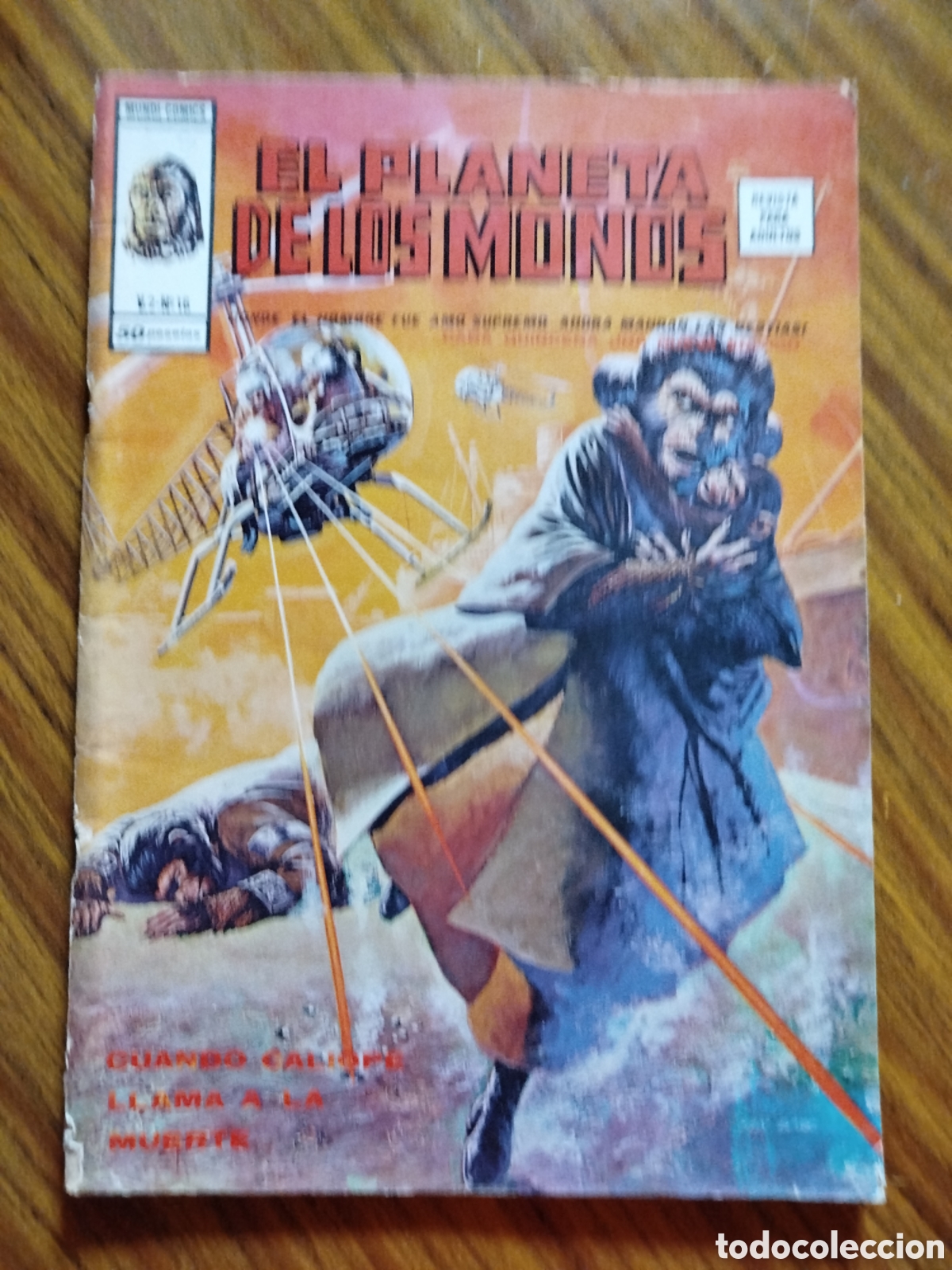 C&oacute;mics: El planeta de los simios. Vol.2-N&deg; 16. El planeta de los monos. Ediciones V&eacute;rtice. - Foto 1