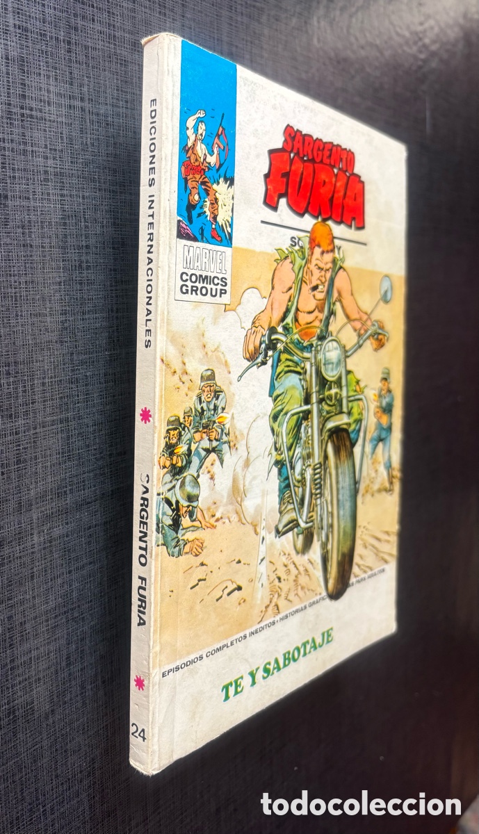 C&oacute;mics: C&oacute;mic v&eacute;rtice taco Sargento Furia 1963. Buen estado. - Foto 3