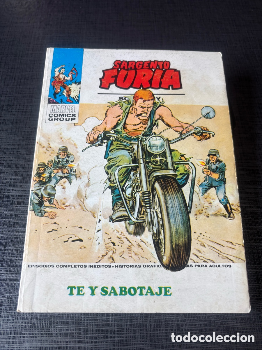 C&oacute;mics: C&oacute;mic v&eacute;rtice taco Sargento Furia 1963. Buen estado. - Foto 1