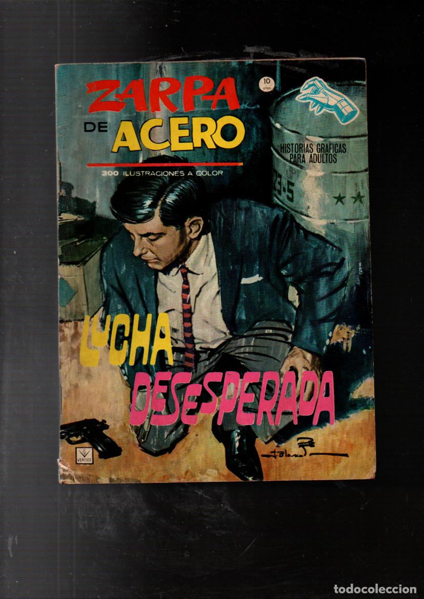 C&oacute;mics: ZARPA DE ACERO, N&ordm; 10. GRAPA. EDICIONES VERTICE, 1964. - Foto 1