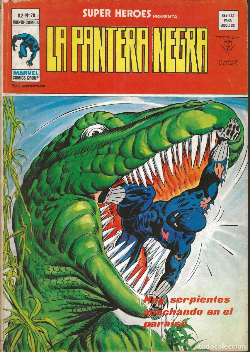 C&oacute;mics: SUPER HEROES -- N&ordm;78 LA PANTERA NEGRA - Foto 1