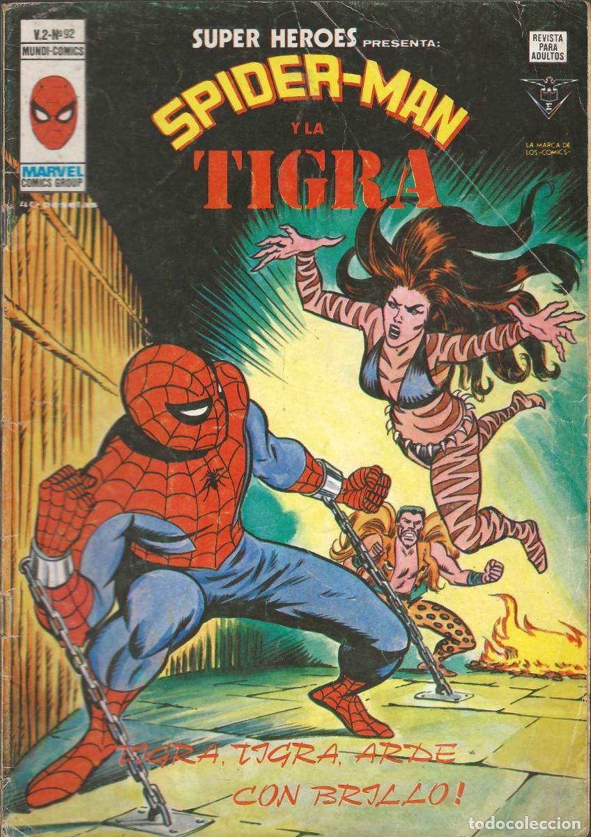 C&oacute;mics: SUPER HEROES -- N&ordm;92 SPIDERMAN Y LA TIGRA - Foto 1
