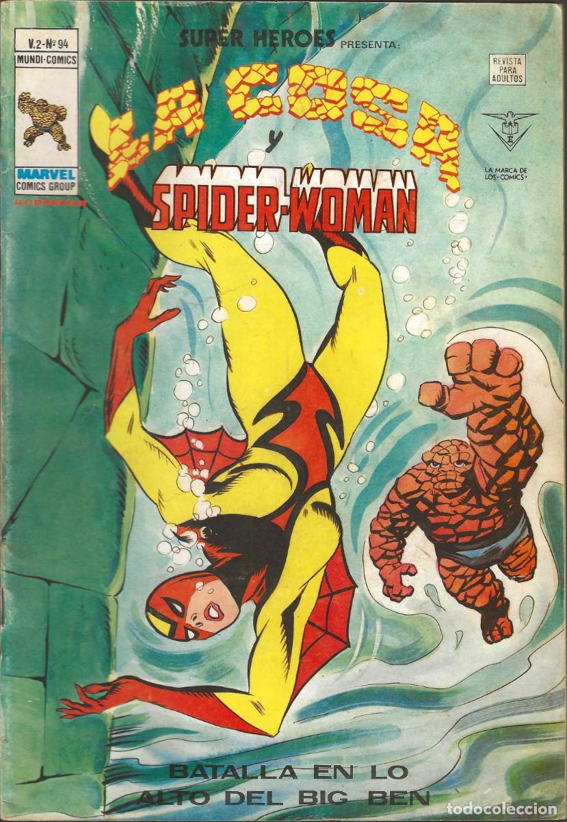 C&oacute;mics: SUPER HEROES -- N&ordm;94 LA COSA Y SPIDERWOMAN - Foto 1