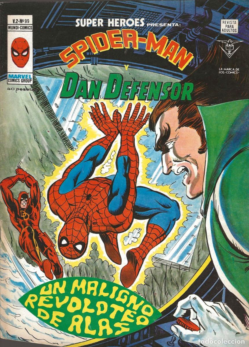 C&oacute;mics: SUPER HEROES -- N&ordm;99 SPIDERMAN Y DAN DEFENSOR - Foto 1