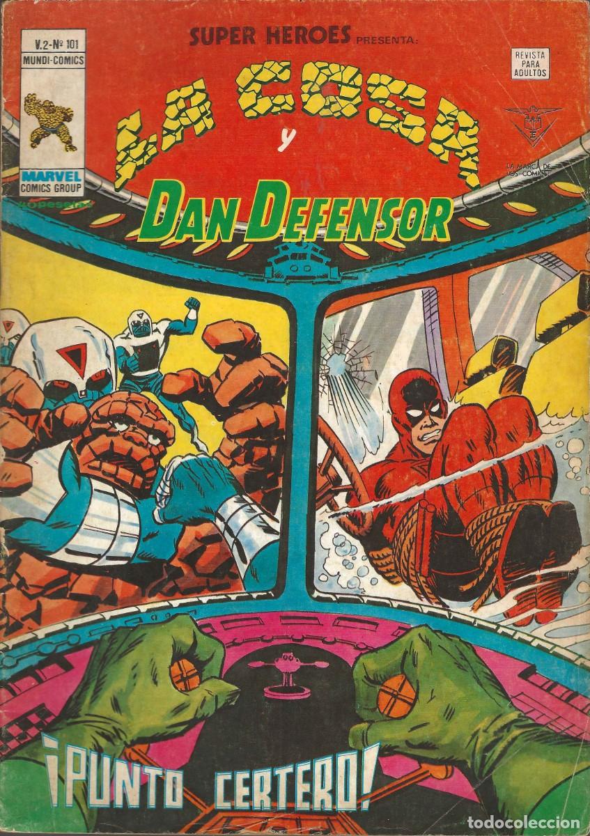 C&oacute;mics: SUPER HEROES -- N&ordm;101 LA COSA Y DAN DEFENSOR - Foto 1