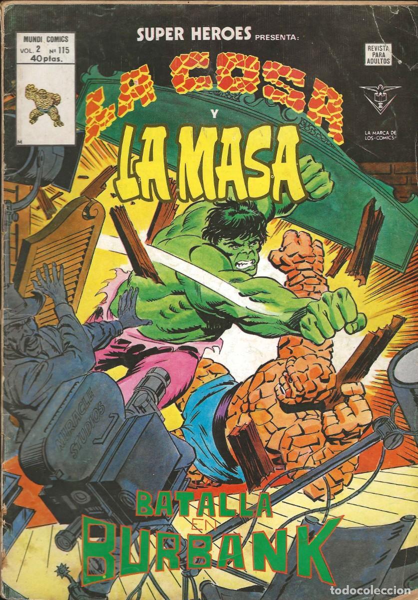 C&oacute;mics: SUPER HEROES -- N&ordm;115 LA COSA Y LA MASA - Foto 1