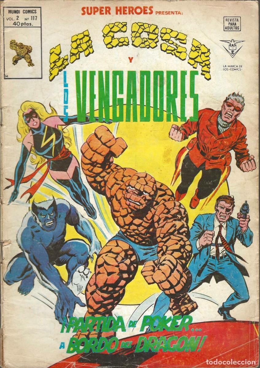 C&oacute;mics: SUPER HEROES -- N&ordm;117 LA COSA Y LOS VENGADORES - Foto 1