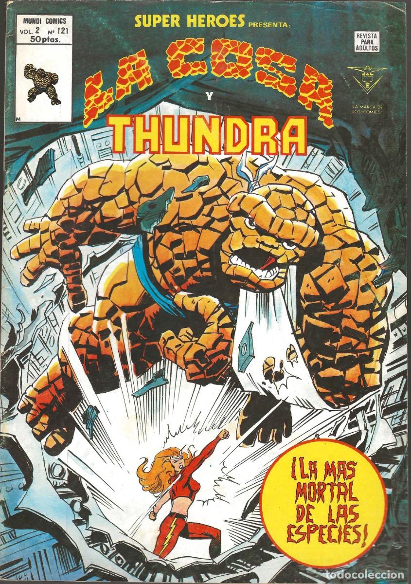 C&oacute;mics: SUPER HEROES -- N&ordm;121 LA COSA Y THUNDRA - Foto 1
