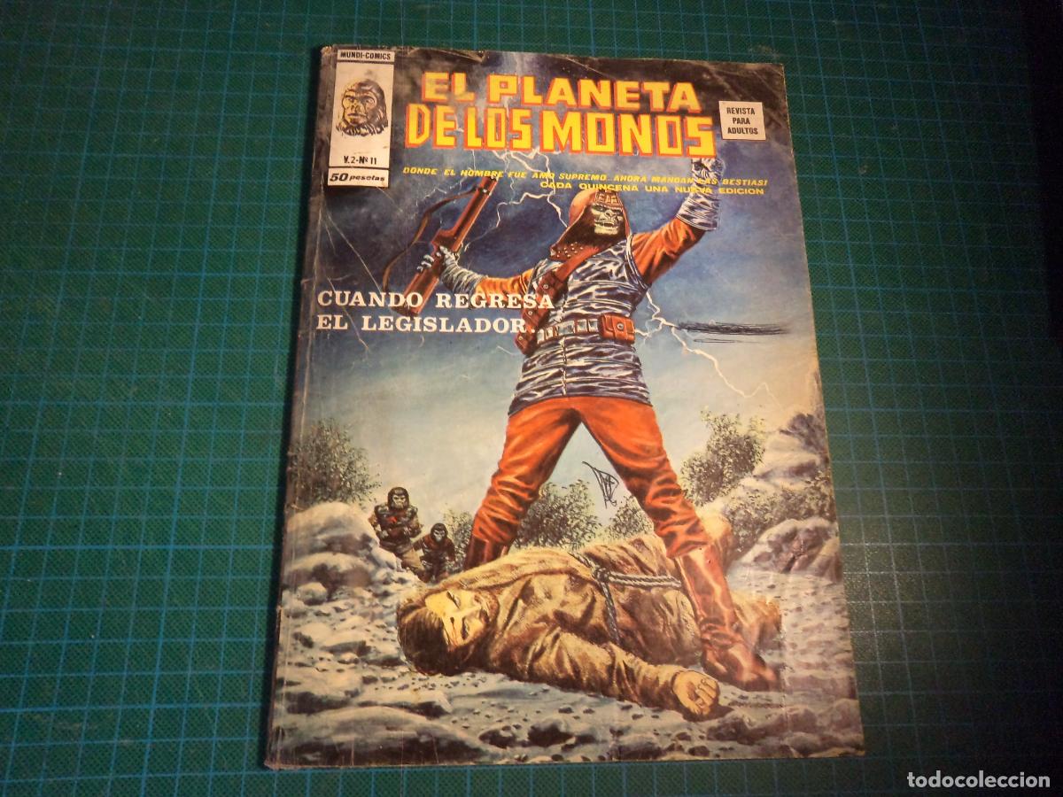 C&oacute;mics: El planeta de los monos. Vol 2 N&ordm; 11. Vertice. - Foto 1