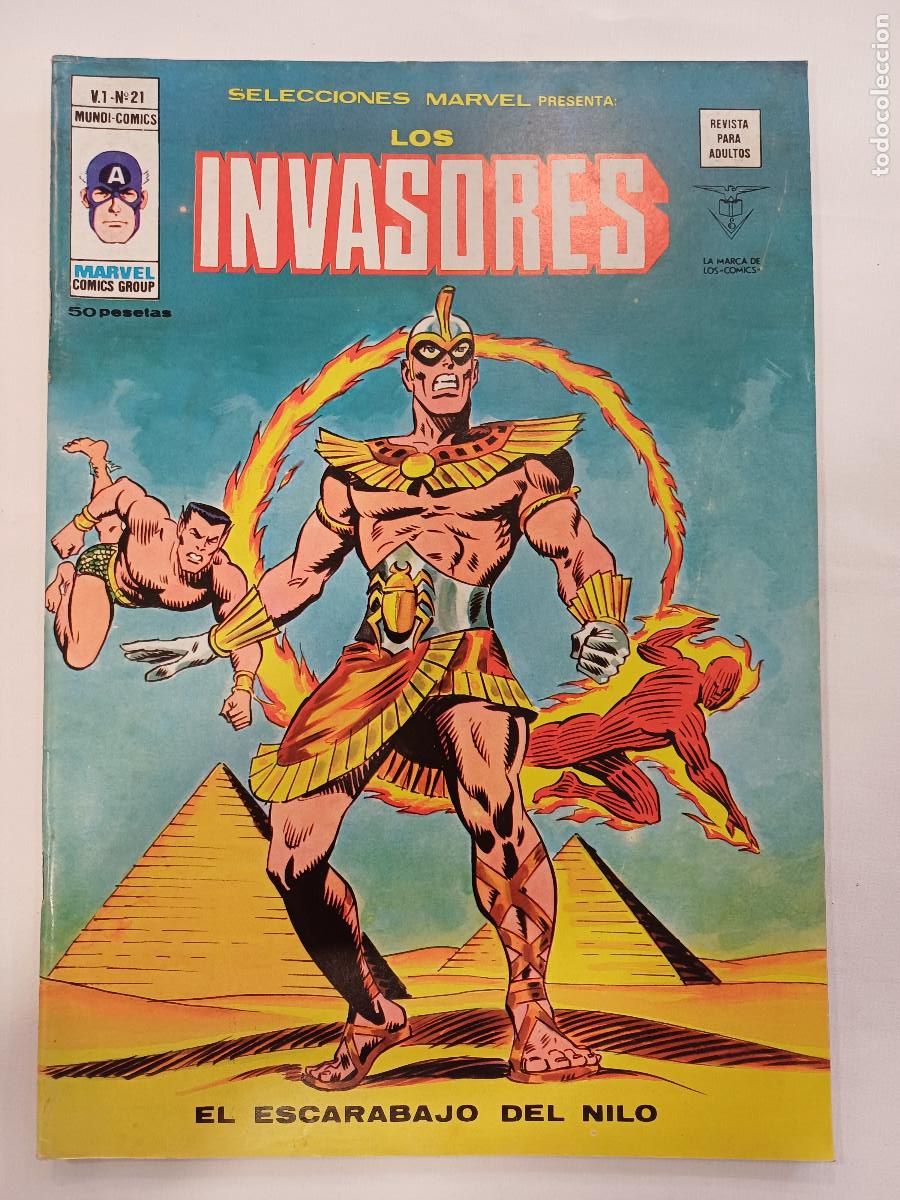 C&oacute;mics: LOS INVASORES/SELECCIONES MARVEL N&ordm;21/VERTICE V1. - Foto 1