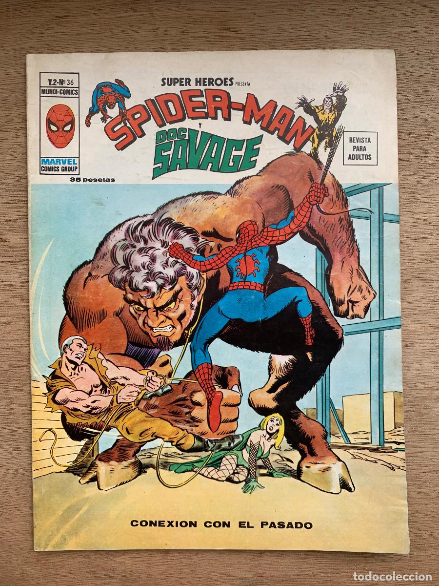 C&oacute;mics: Super H&eacute;roes Presenta n&ordm; 36: Spiderman Y Doc Savage - Foto 1