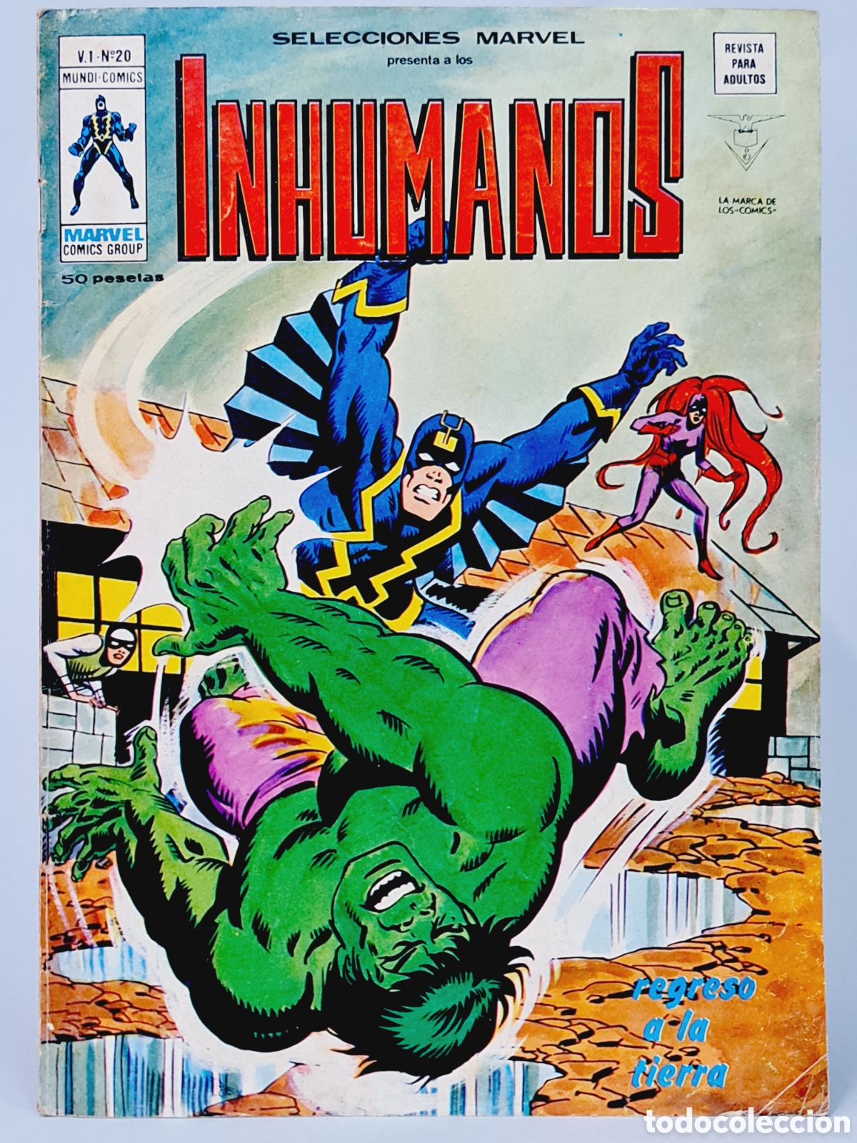 C&oacute;mics: SELECCIONES MARVEL 20 INHUMANOS C&Oacute;MICS EDICIONES VERTICE NORMAL ESTADO - Foto 1