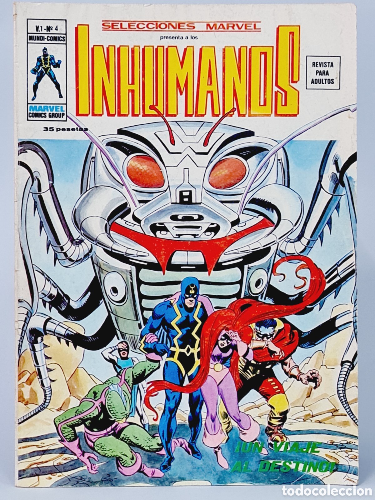 C&oacute;mics: SELECCIONES MARVEL 4 INHUMANOS C&Oacute;MICS EDICIONES VERTICE BUEN ESTADO - Foto 1
