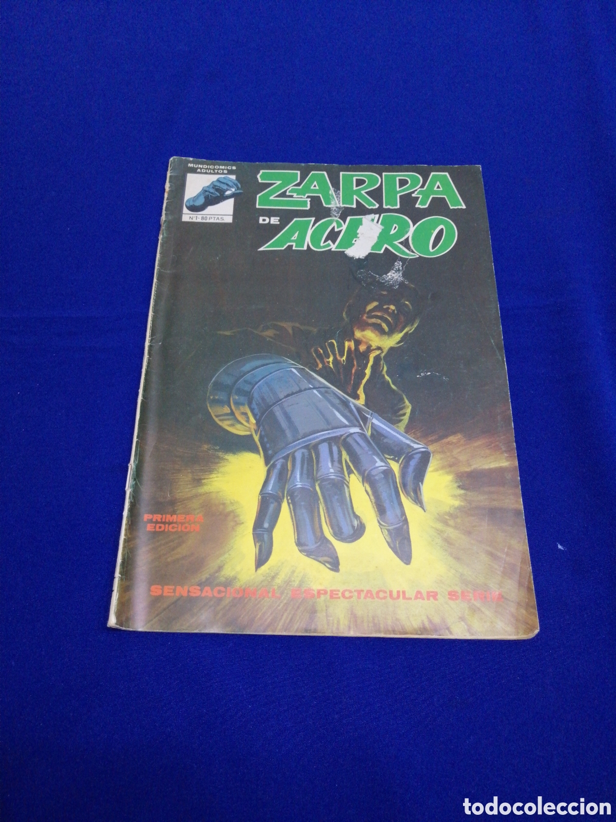 C&oacute;mics: ZARPA DE ACERO MUNDO COMICS 1981 PRIMERA EDICION - Foto 1