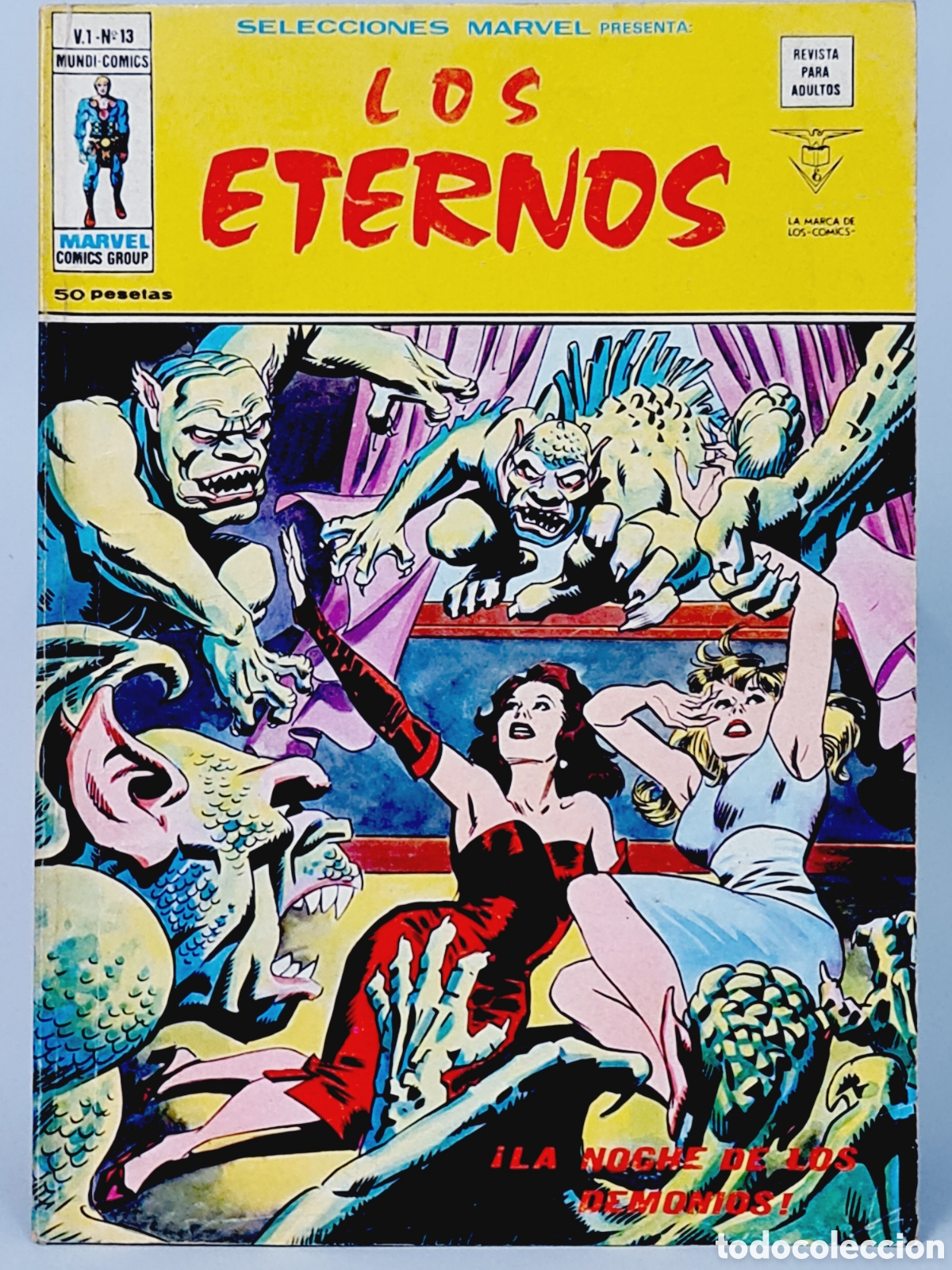 C&oacute;mics: SELECCIONES MARVEL 13 LOS ETERNOS C&Oacute;MICS EDICIONES VERTICE BUEN ESTADO - Foto 1