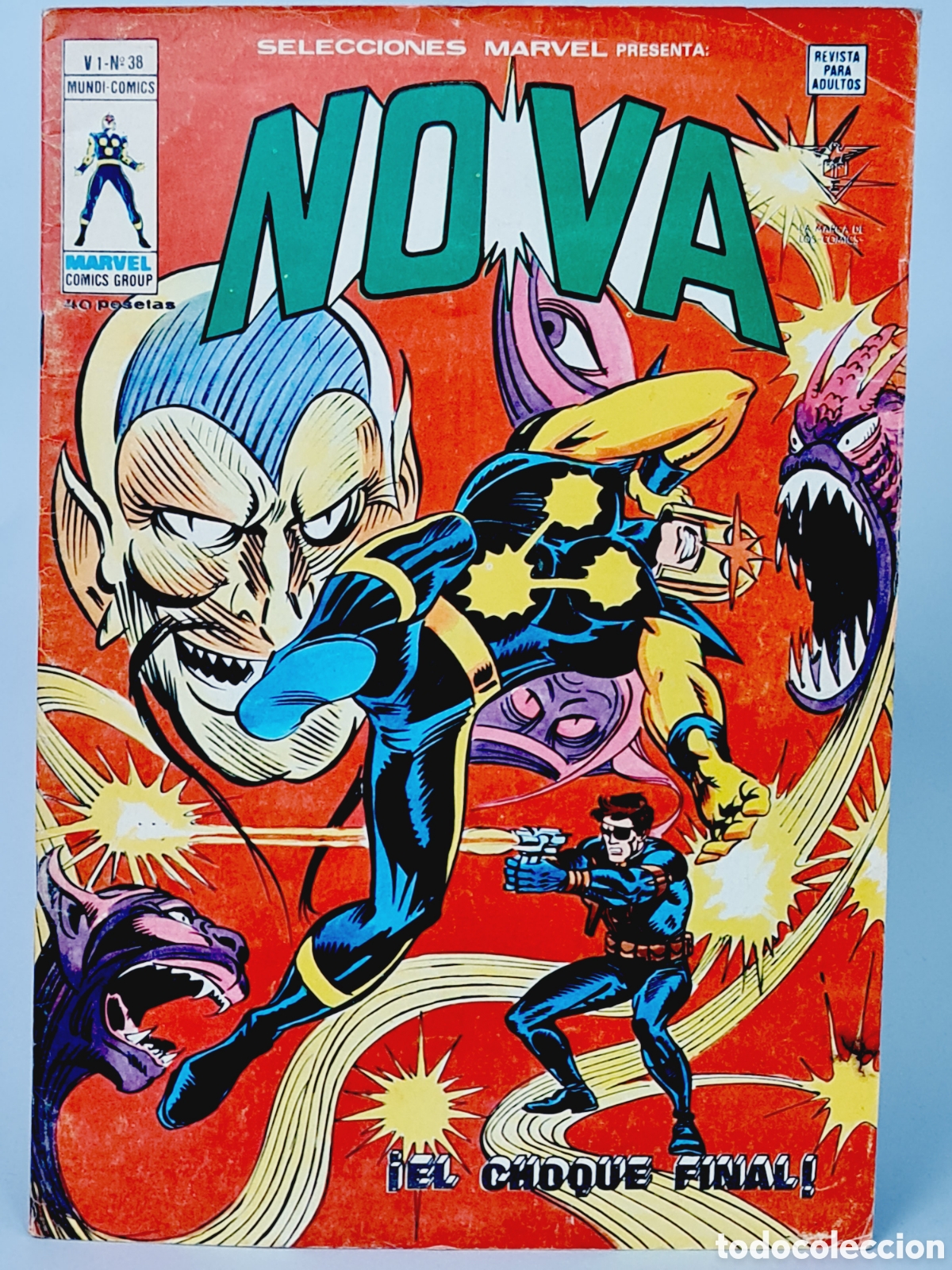 C&oacute;mics: SELECCIONES MARVEL 38 NOVA C&Oacute;MICS EDICIONES VERTICE BUEN ESTADO - Foto 1