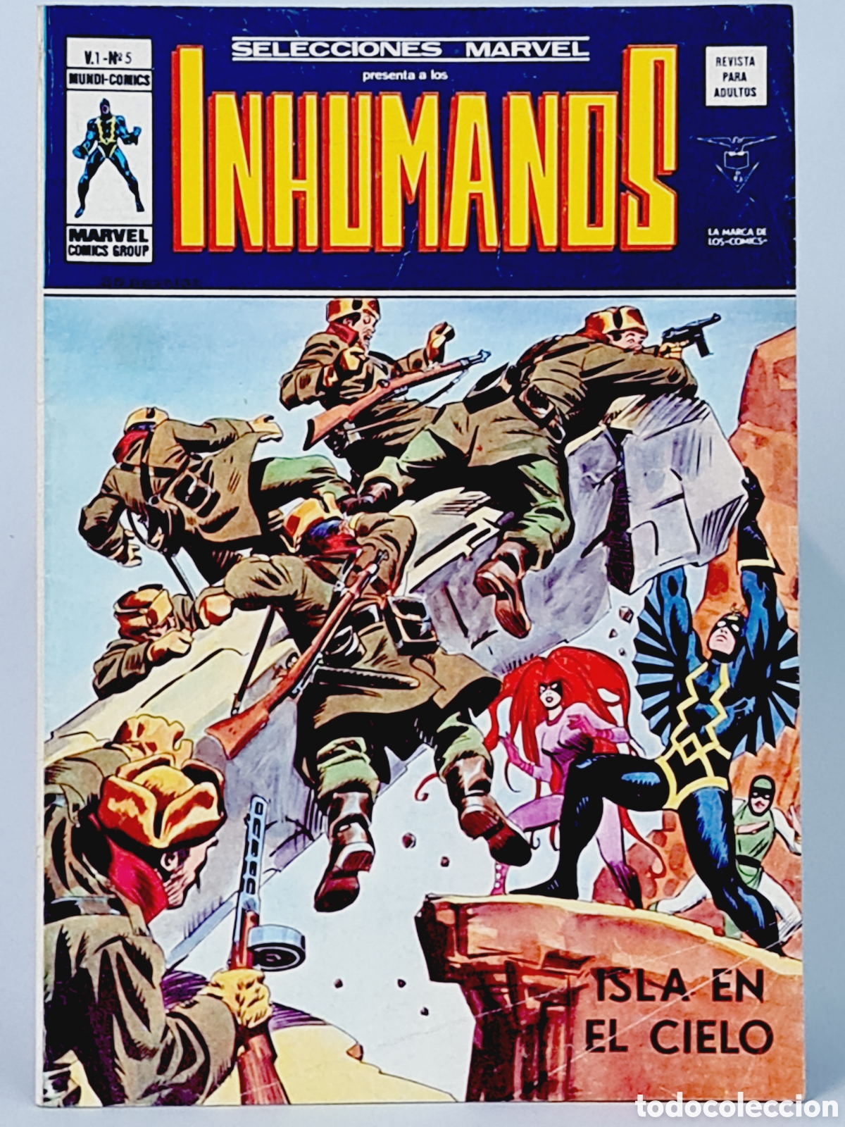C&oacute;mics: SELECCIONES MARVEL 5 INHUMANOS C&Oacute;MICS EDICIONES VERTICE MUY BUEN ESTADO - Foto 1