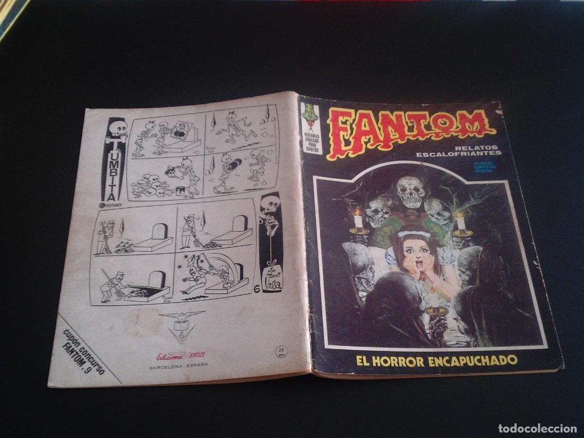 C&oacute;mics: FANTOM - VERTICE - VOLUMEN 1 - NUMERO 9 - EL HORROR ENCAPUCHADO - CJ 233 - Foto 6