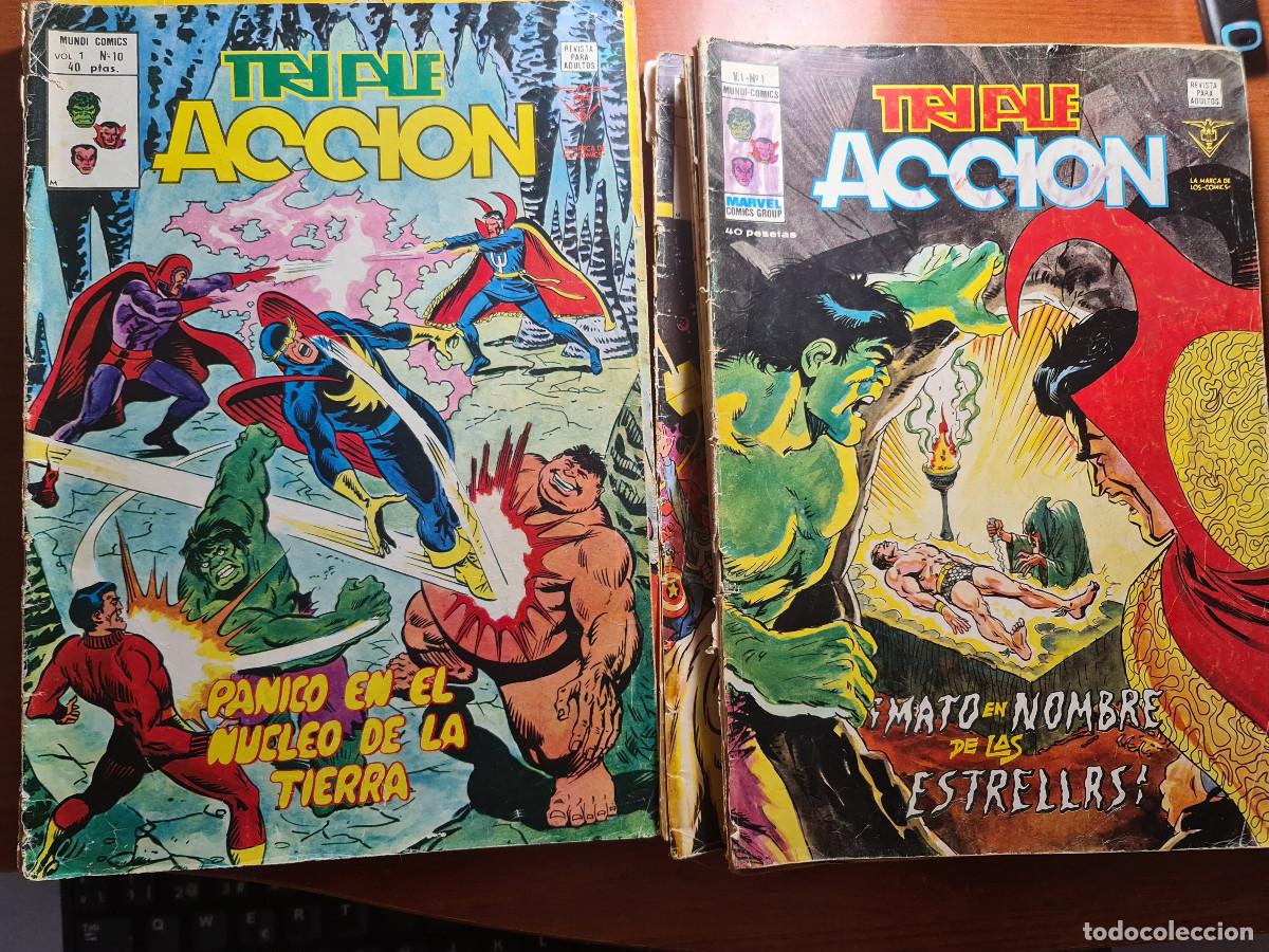 C&oacute;mics: TRIPLE ACCION (VERTICE),LOTE - Foto 1