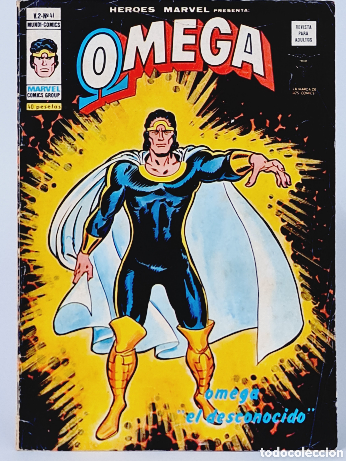 C&oacute;mics: H&Eacute;ROES MARVEL 41 OMEGA C&Oacute;MICS VERTICE VOL2 VOLUMEN VOL.2 NORMAL ESTADO - Foto 1