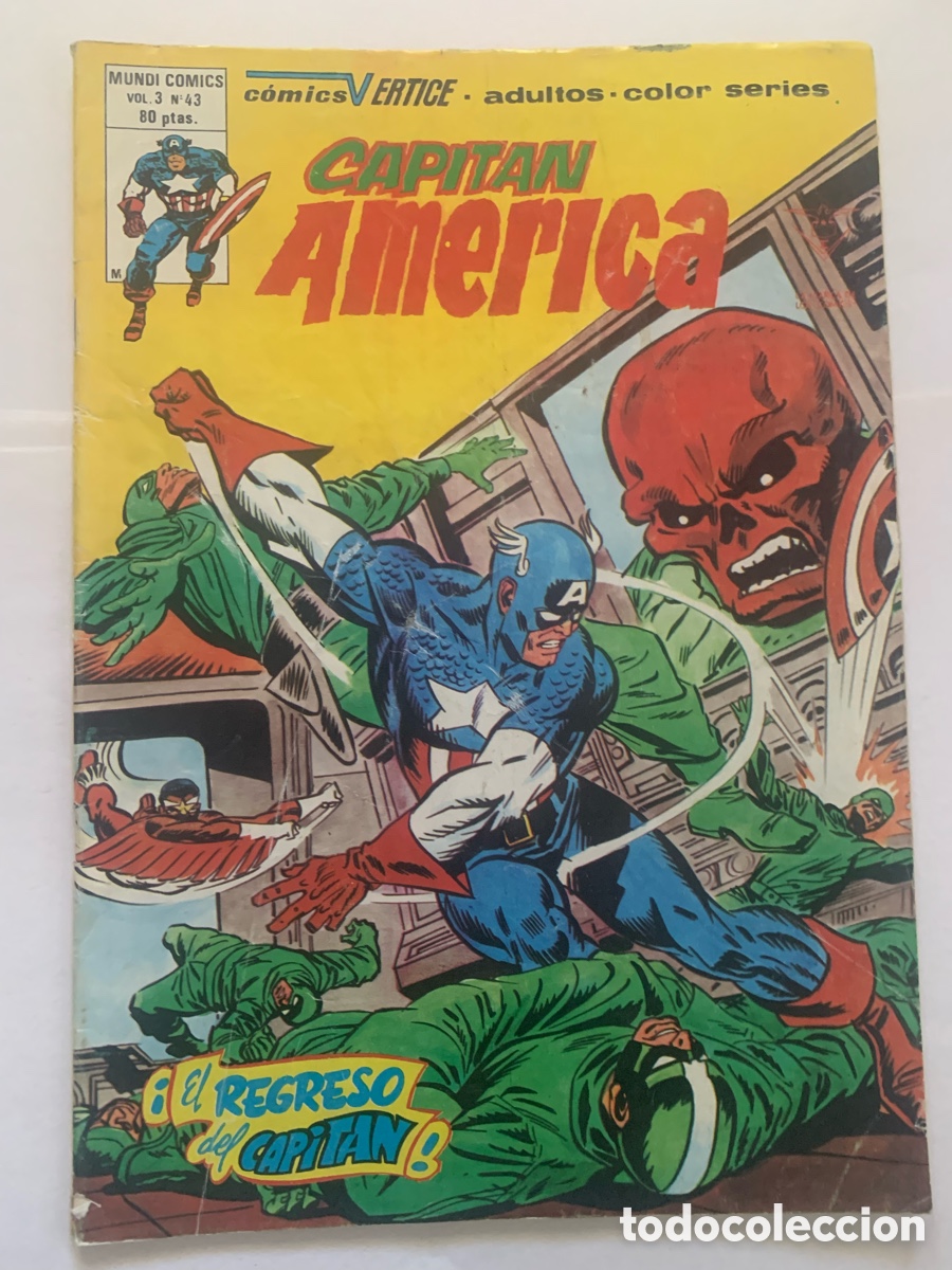 C&oacute;mics: Capitan America Vol 3 N&ordm;43 Ediciones Vertice 1979 - Foto 1