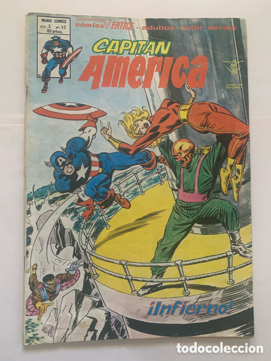 C&oacute;mics: Capitan America Vol 3 N&ordm;42 Ediciones Vertice 1979 - Foto 1