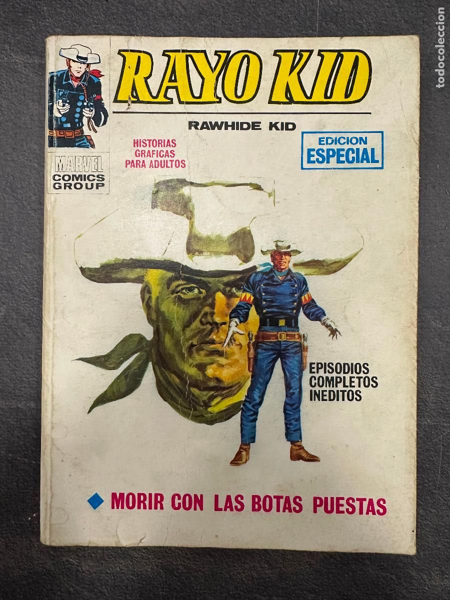 C&oacute;mics: RAYO KID (1970, VERTICE) 3 &middot; 1970 &middot; MORIR CON LAS BOTAS PUESTAS - Foto 1