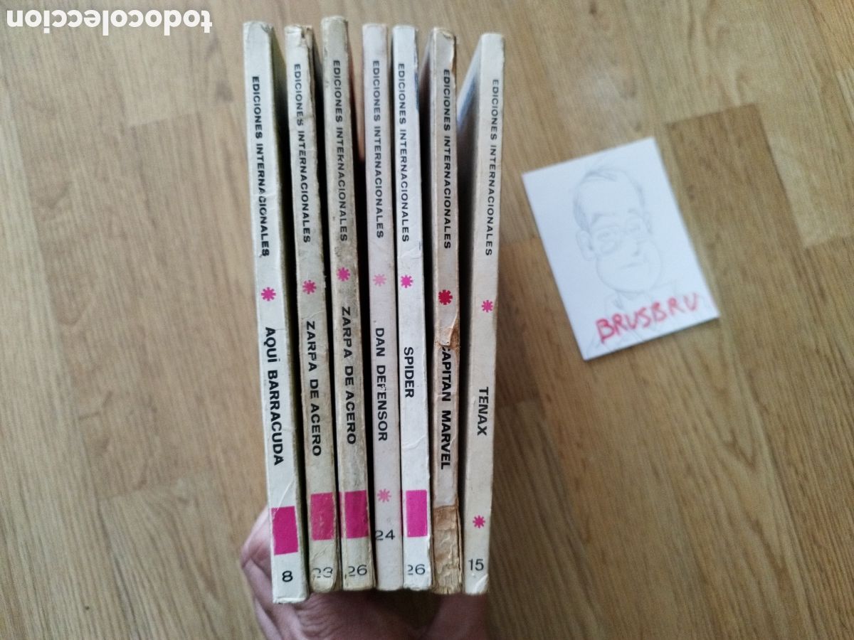 C&oacute;mics: LOTE DE 7 NUMEROS VERTICE TIPO EXTRA. ZARPA DE ACERO, SPIDER, DAN DEFENSOR, TENAX, CAPITAN MARVEL - Foto 3