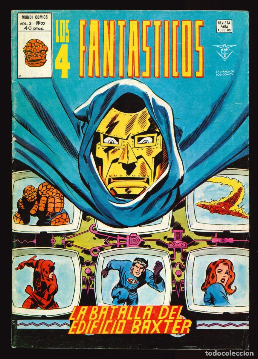 C&oacute;mics: LOS 4 FANT&Aacute;STICOS (V.3) - EDICIONES V&Eacute;RTICE / N&Uacute;MERO 22 - Foto 1