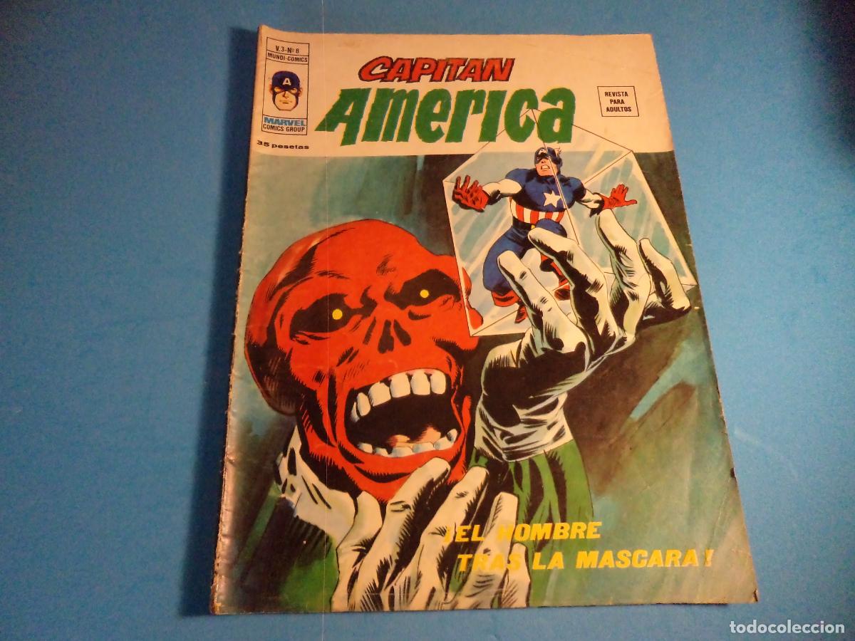 C&oacute;mics: Capitan America. Vol 3. N&deg; 8. Vertice. - Foto 1