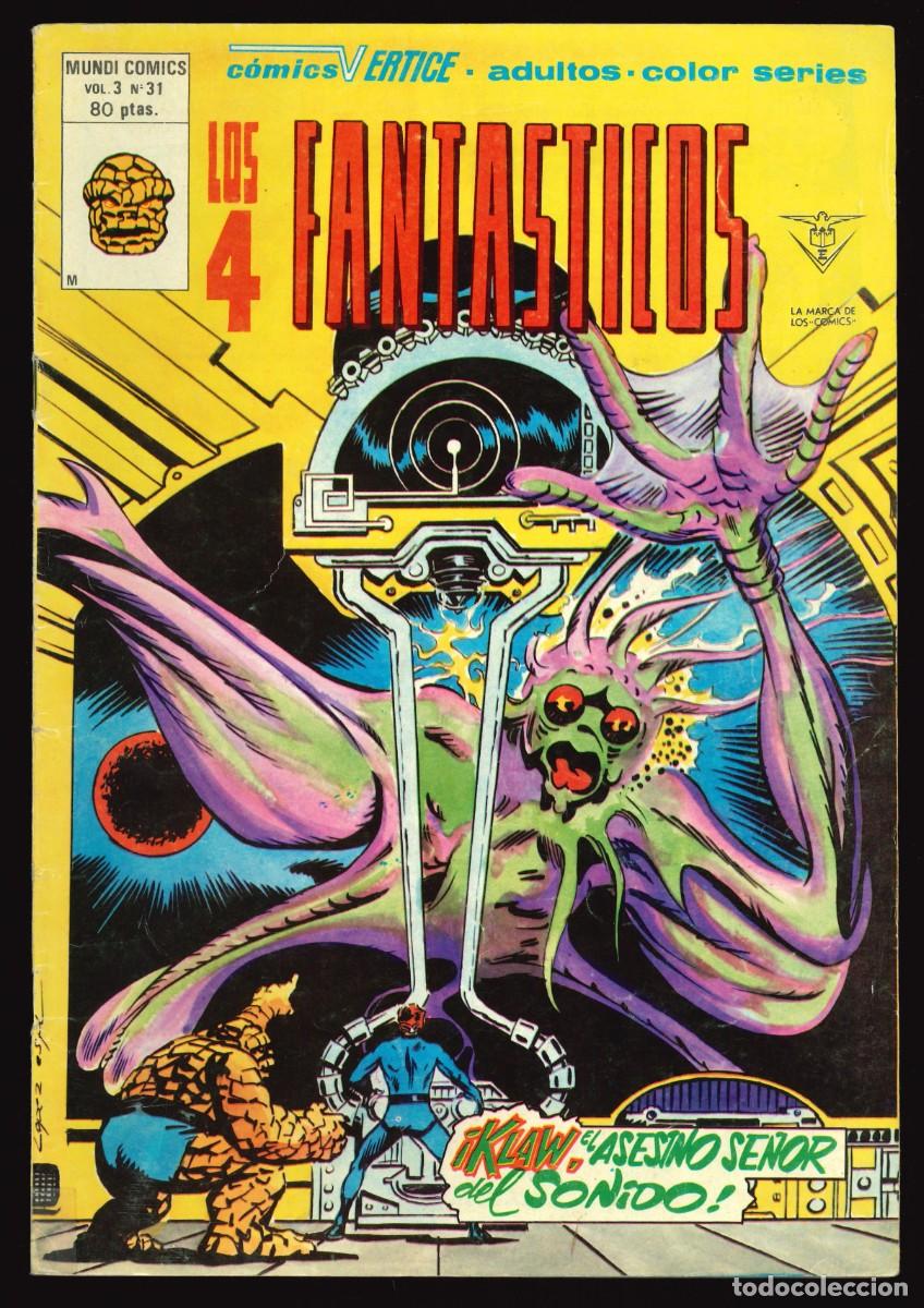 C&oacute;mics: LOS 4 FANT&Aacute;STICOS (V.3) - EDICIONES V&Eacute;RTICE / N&Uacute;MERO 31 - Foto 1