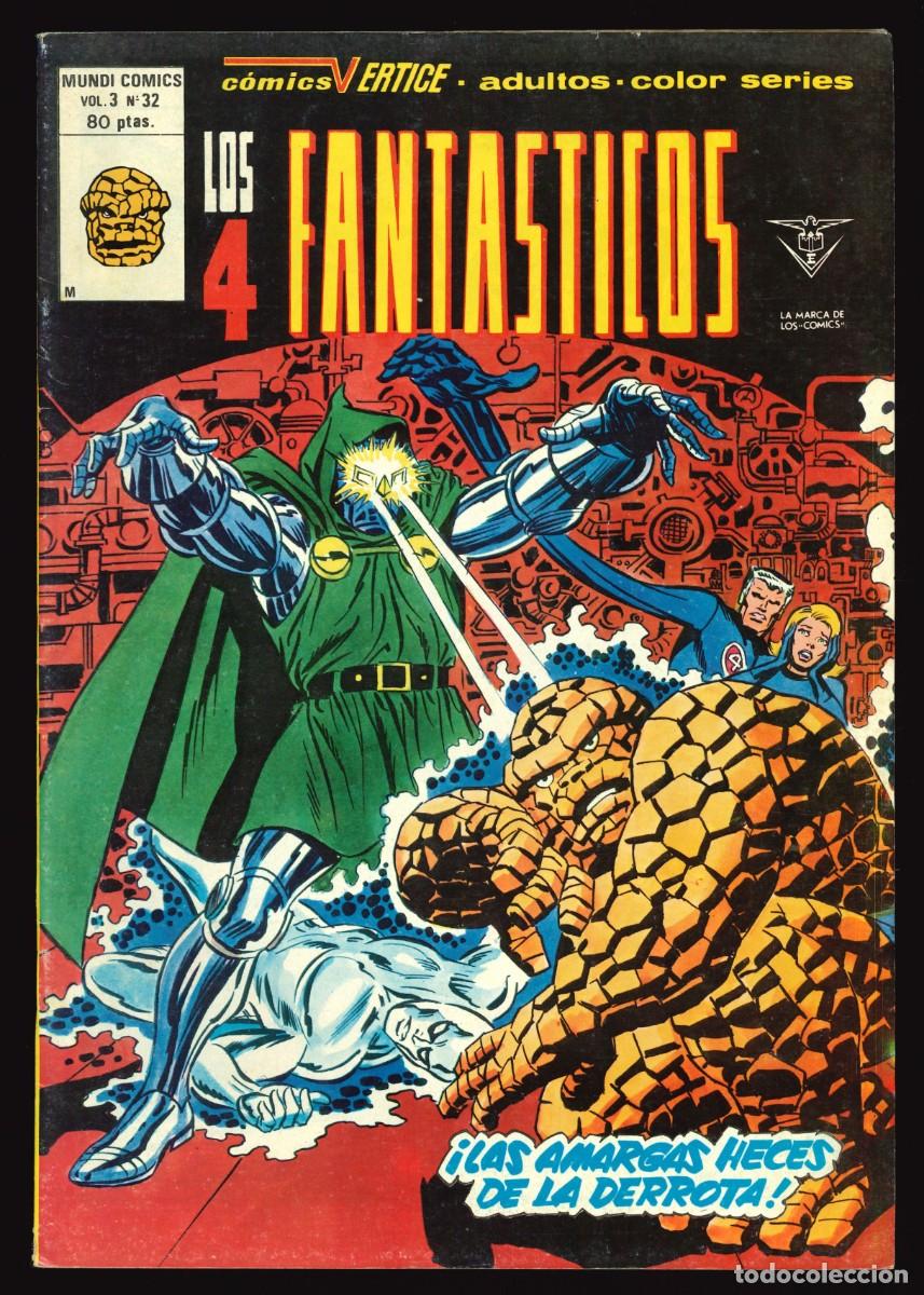 C&oacute;mics: LOS 4 FANT&Aacute;STICOS (V.3) - EDICIONES V&Eacute;RTICE / N&Uacute;MERO 32 - Foto 1