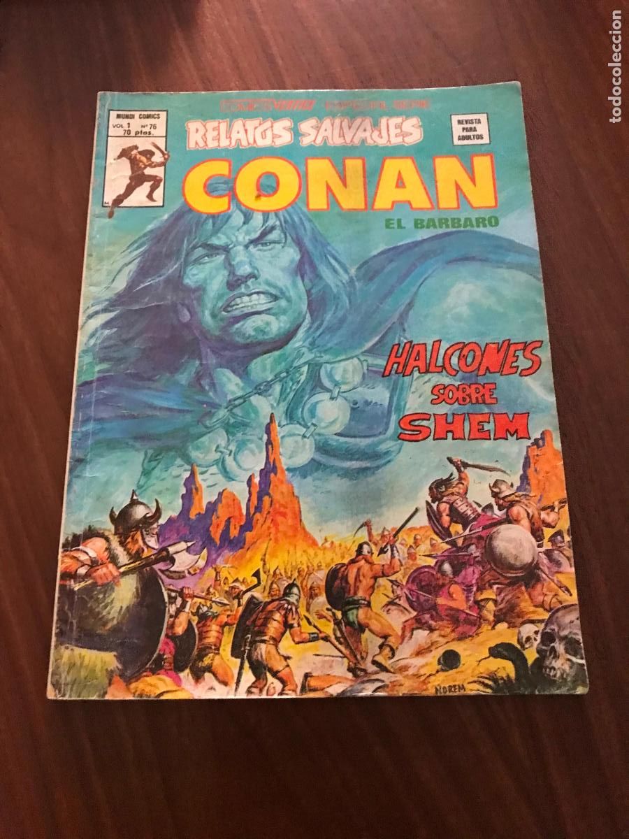 C&oacute;mics: RELATOS SALVAJES CONAN N&ordm; 76 , EDITORIAL V&Eacute;RTICE - Foto 1