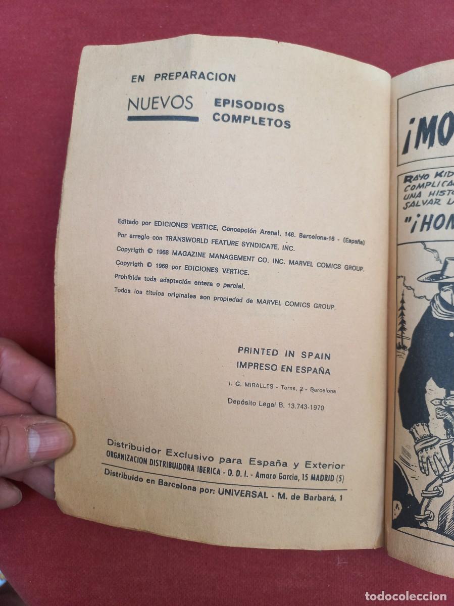 C&oacute;mics: comic Rayo Kid - No 3 - Marvel Comics Group - Ed. Vertice - 1970 - Foto 5