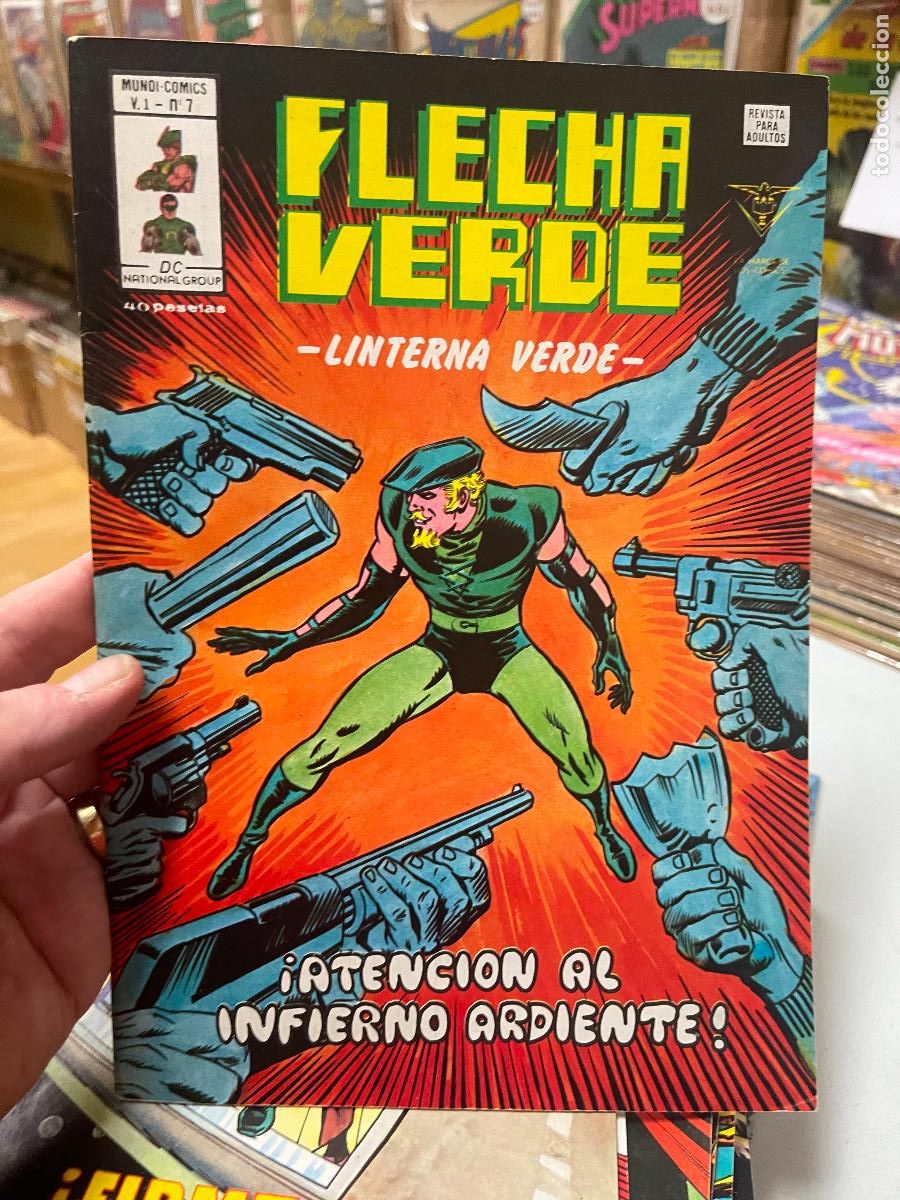C&oacute;mics: FLECHA VERDE EDITORIAL VERTICE NUMERO 7 MUY BUEN ESTADO - Foto 1