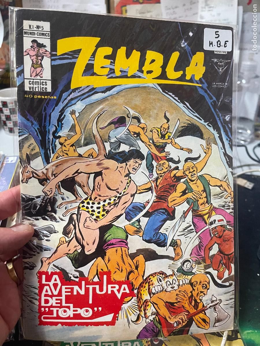 C&oacute;mics: ZEMBLA EDITORIAL VERTICE NUMERO 5 MUY BUEN ESTADO - Foto 1