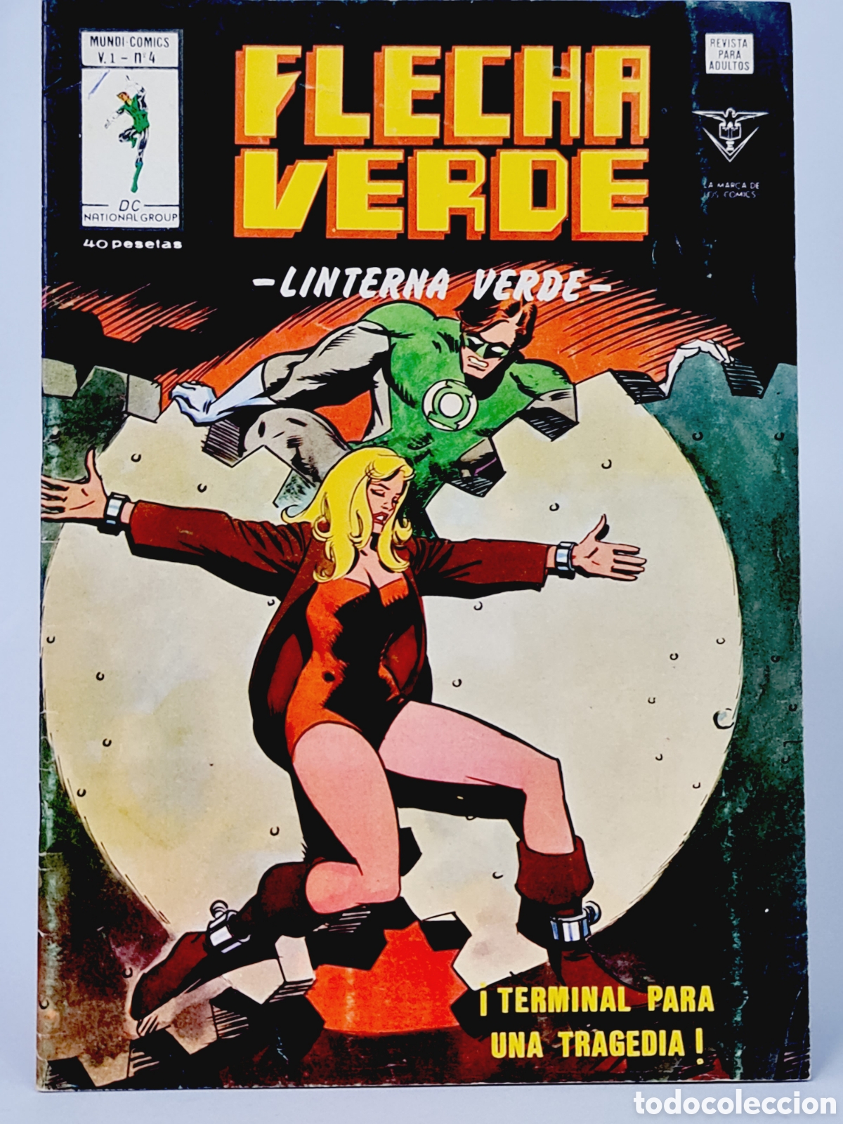 C&oacute;mics: FLECHA VERDE 4 LINTERNA TERMINAL C&Oacute;MICS VERTICE MARVEL MUY BUEN ESTADO - Foto 1
