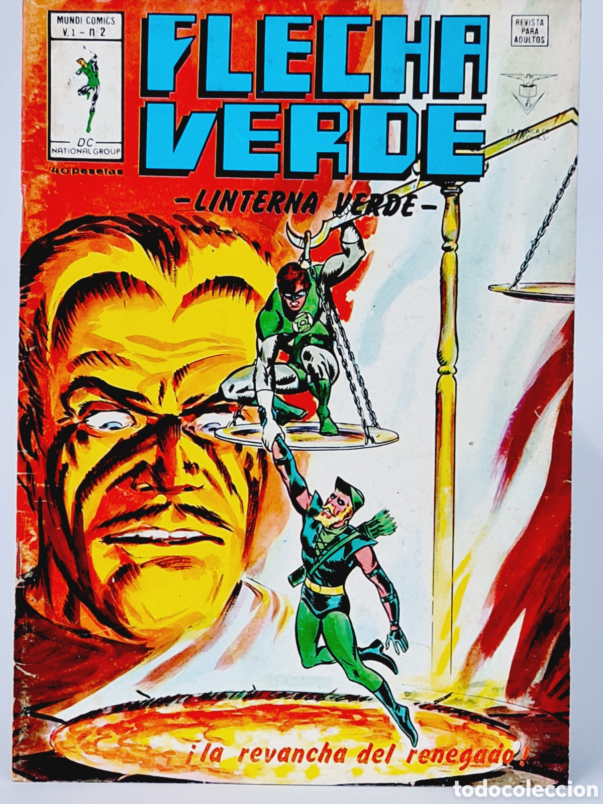 C&oacute;mics: FLECHA VERDE 2 LINTERNA C&Oacute;MICS VERTICE MARVEL LA REVANCHA BUEN ESTADO - Foto 1