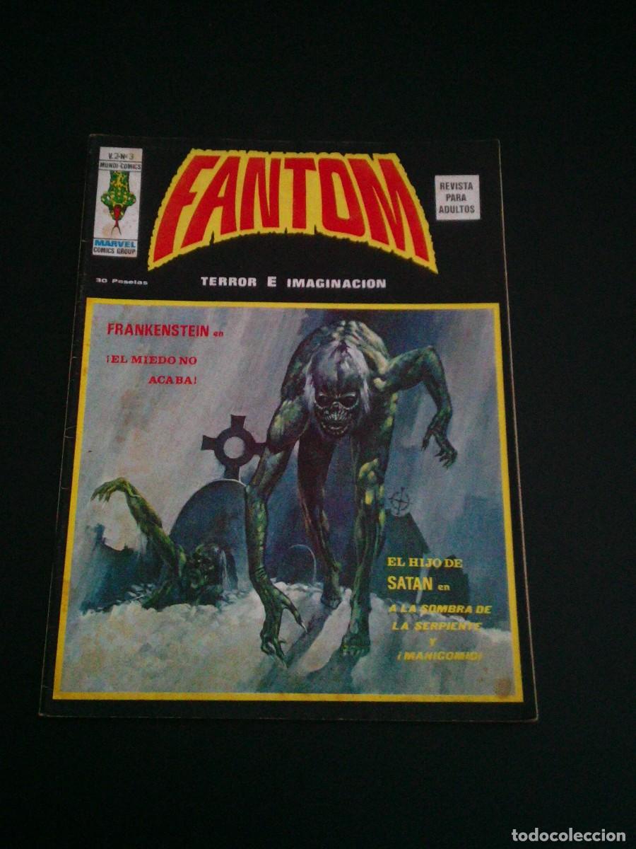 C&oacute;mics: FANTOM - VOLUMEN 2 - NUMERO 3 - TERROR E IMAGINACION - VERTICE - - CJ 237 - Foto 1