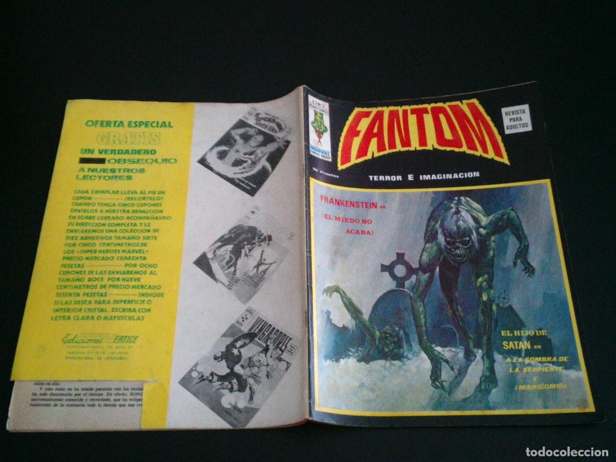 C&oacute;mics: FANTOM - VOLUMEN 2 - NUMERO 3 - TERROR E IMAGINACION - VERTICE - - CJ 237 - Foto 7