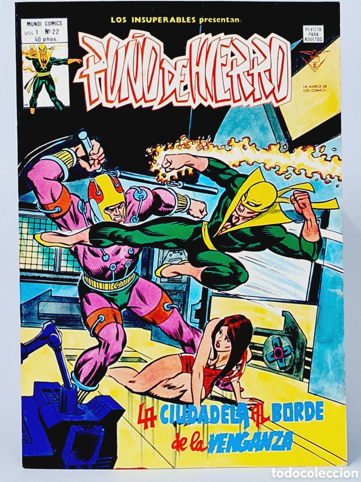 C&oacute;mics: EXCELENTE LOS INSUPERABLES 22 PU&Ntilde;O DE HIERRO C&Oacute;MICS VERTICE MARVEL LA CIUDADELA - Foto 1