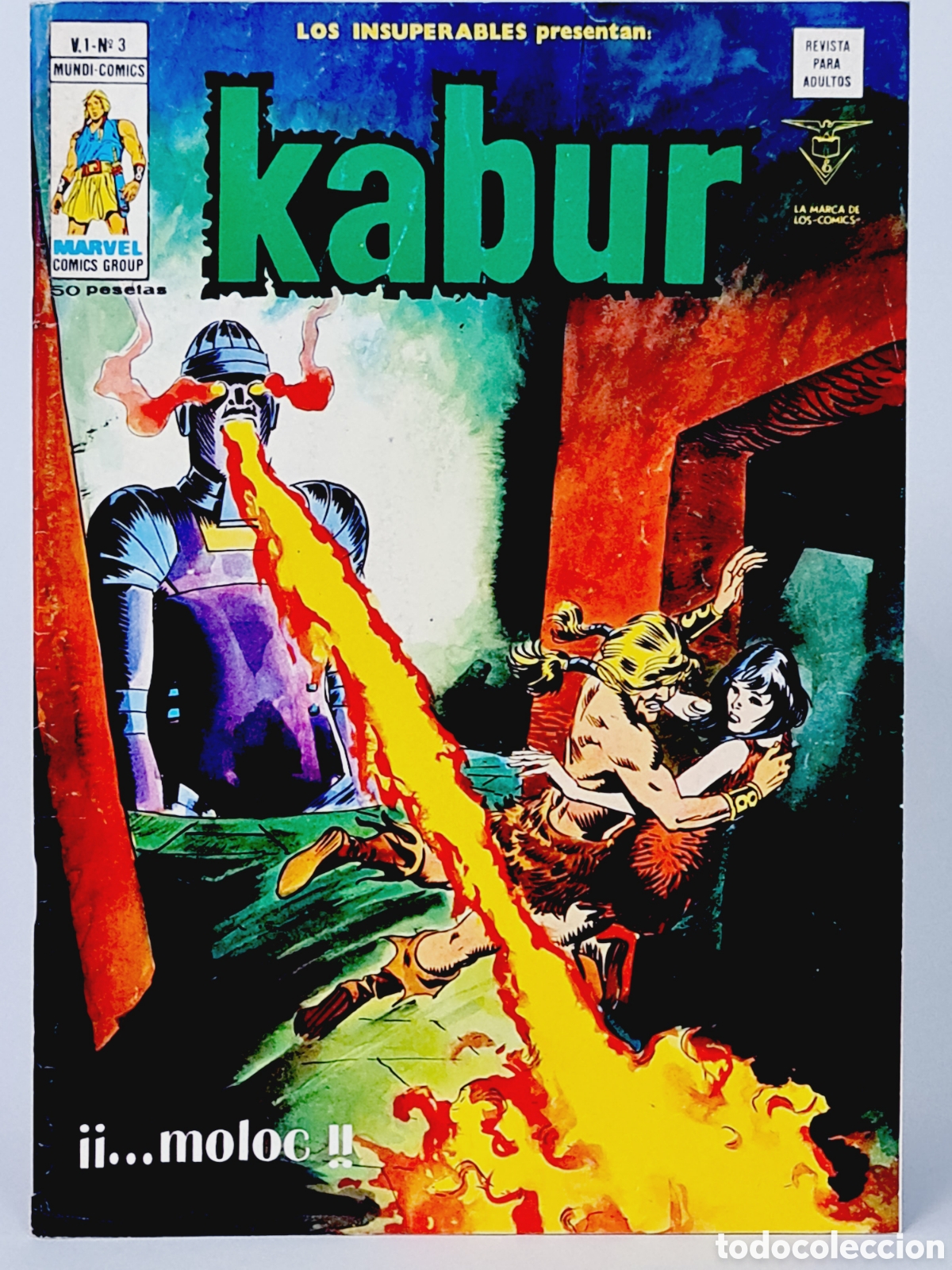 C&oacute;mics: CASI EXCELENTE LOS INSUPERABLES 3 KABUR C&Oacute;MICS VERTICE MARVEL MOLOC - Foto 1