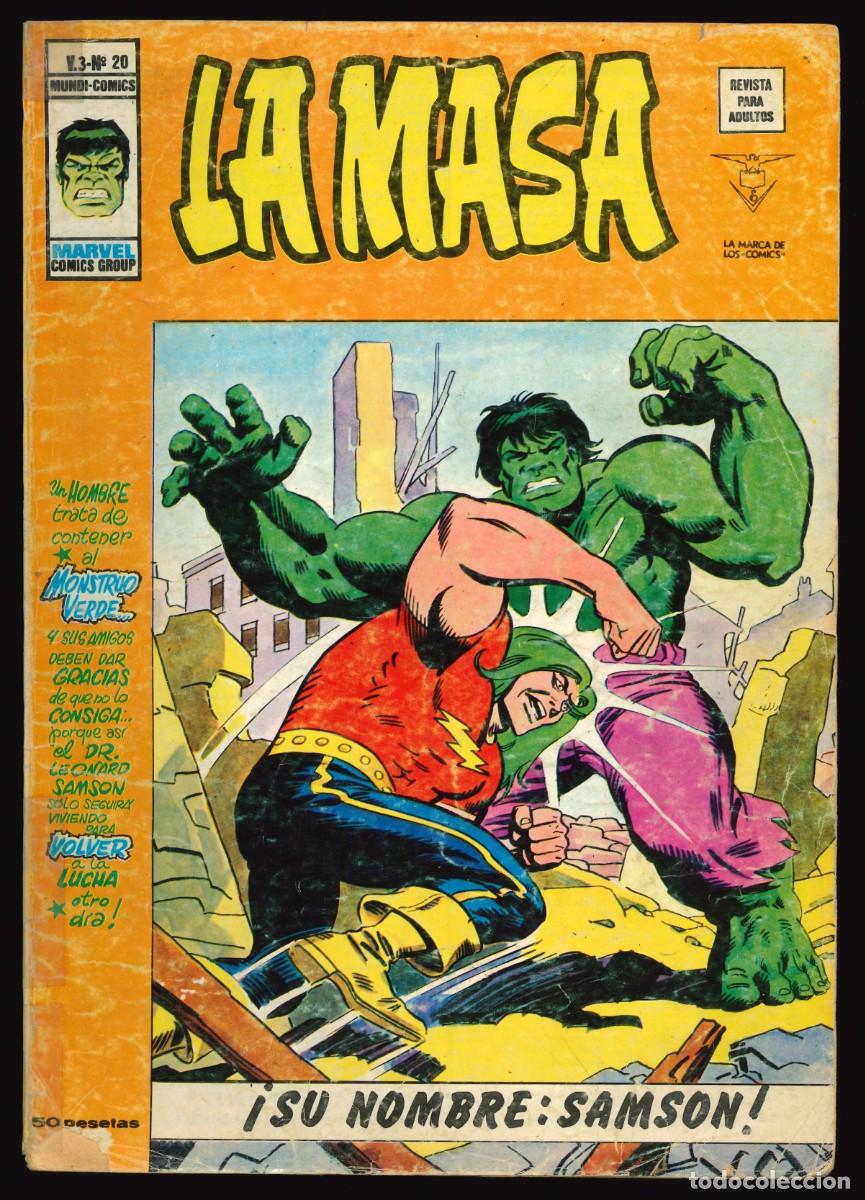 C&oacute;mics: LA MASA (V.3) - EDICIONES V&Eacute;RTICE / N&Uacute;MERO 20 - Foto 1