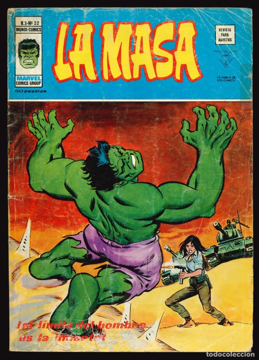 C&oacute;mics: LA MASA (V.3) - EDICIONES V&Eacute;RTICE / N&Uacute;MERO 22 - Foto 1