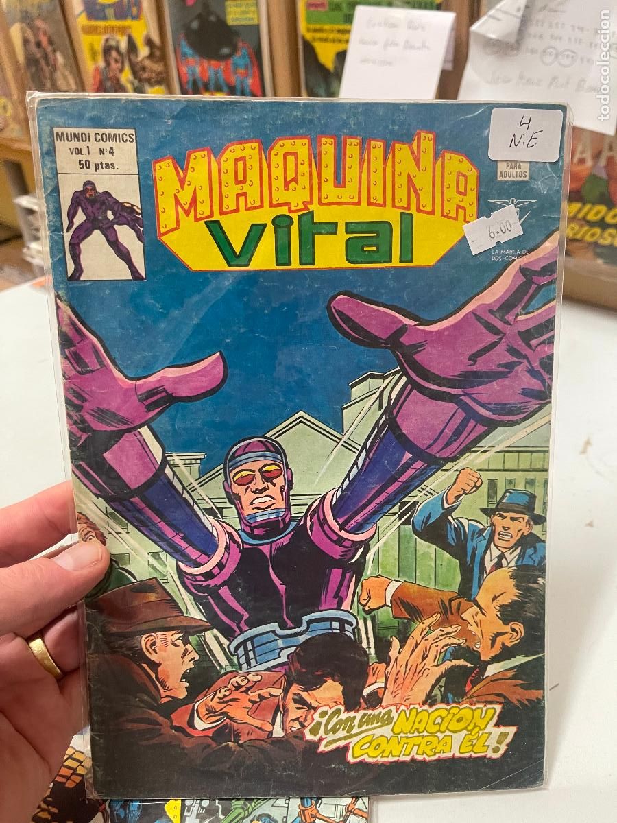 C&oacute;mics: MAQUINA VITAL EDITORIAL VERTICE NUMERO 4 NORMAL ESTADO - Foto 1
