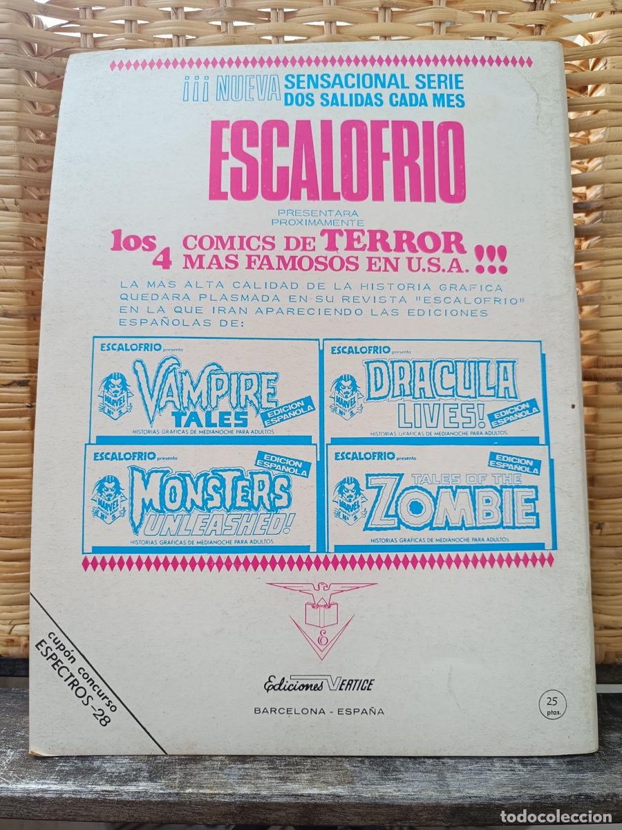 C&oacute;mics: ESPECTROS NUMERO 28 VERTICE TERROR EXCELENTE ESTADO - Foto 2