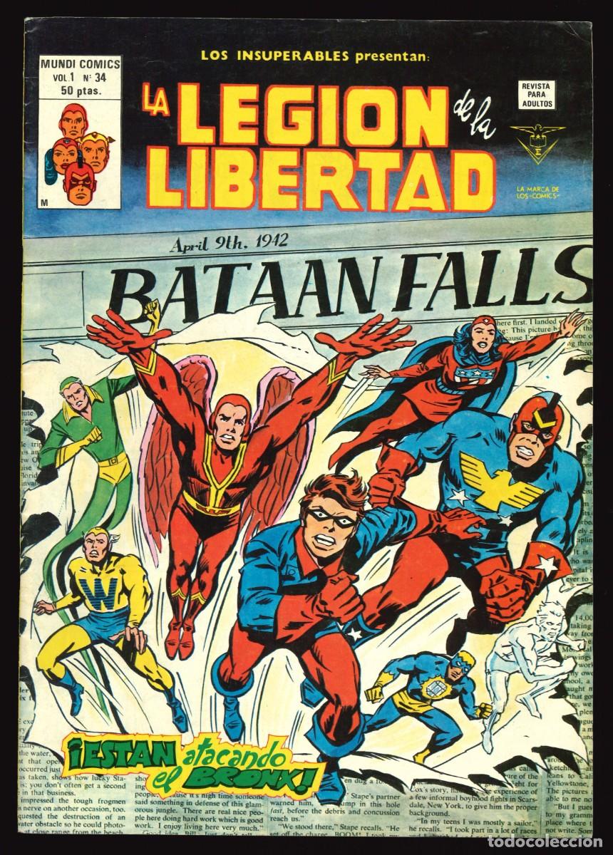 C&oacute;mics: LOS INSUPERABLES (V.1) - EDICIONES V&Eacute;RTICE / N&Uacute;MERO 34 - Foto 1