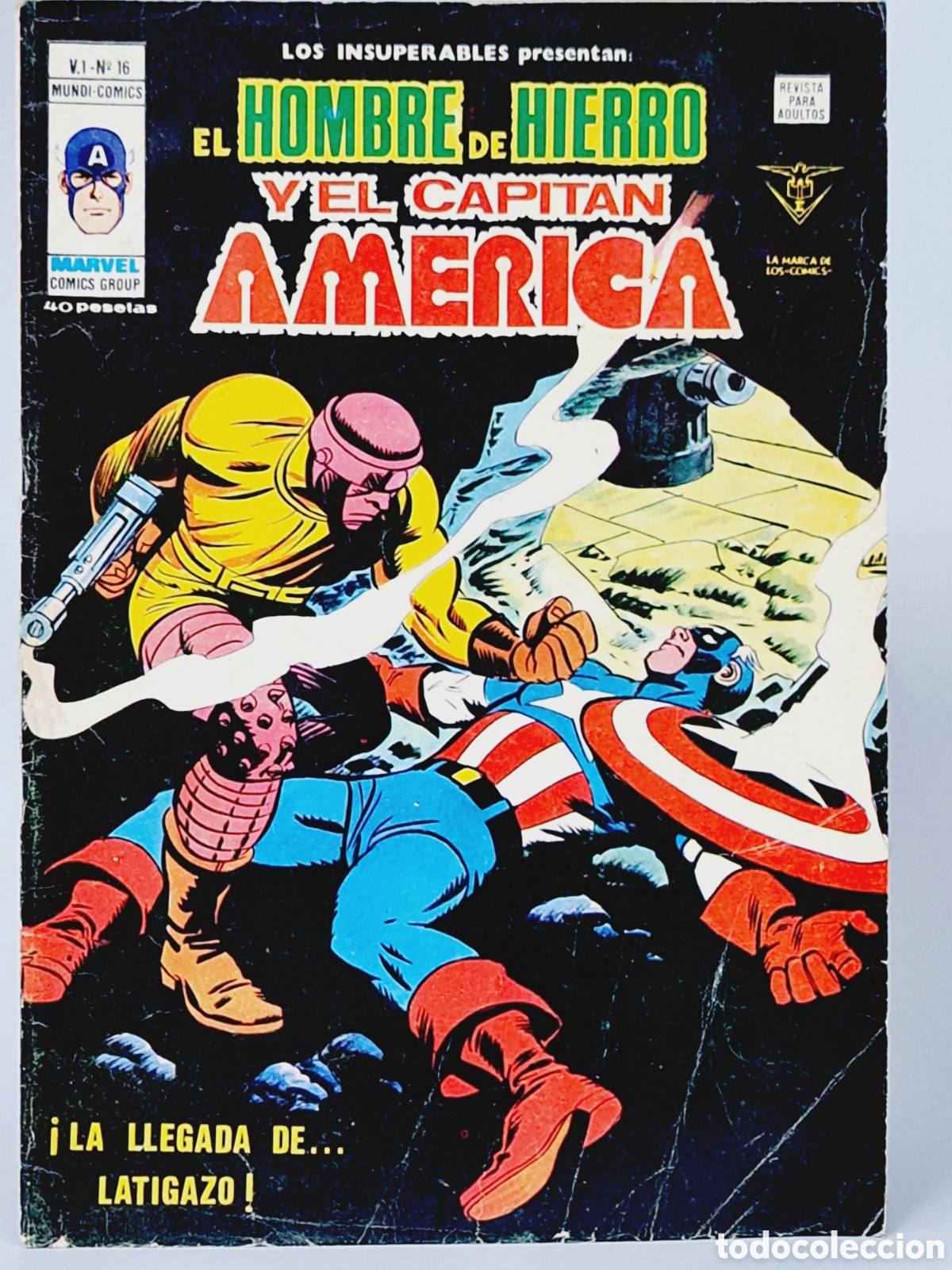 C&oacute;mics: LOS INSUPERABLES 16 LA LLEGADA DE LATIGAZO C&Oacute;MICS VERTICE MARVEL NORMAL ESTADO - Foto 1
