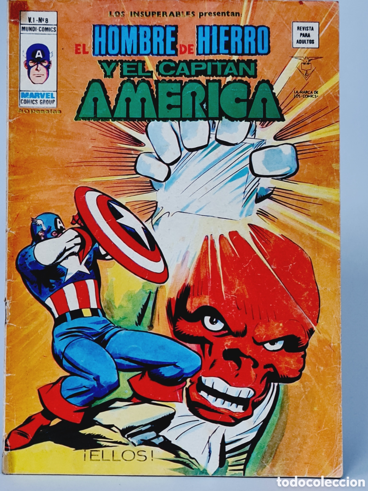 C&oacute;mics: LOS INSUPERABLES 8 ELLOS C&Oacute;MICS VERTICE MARVEL NORMAL ESTADO - Foto 1